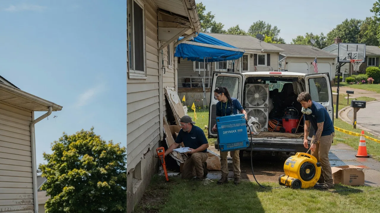 Ceiling Leak Cleanup in West Alexandria, OH near me