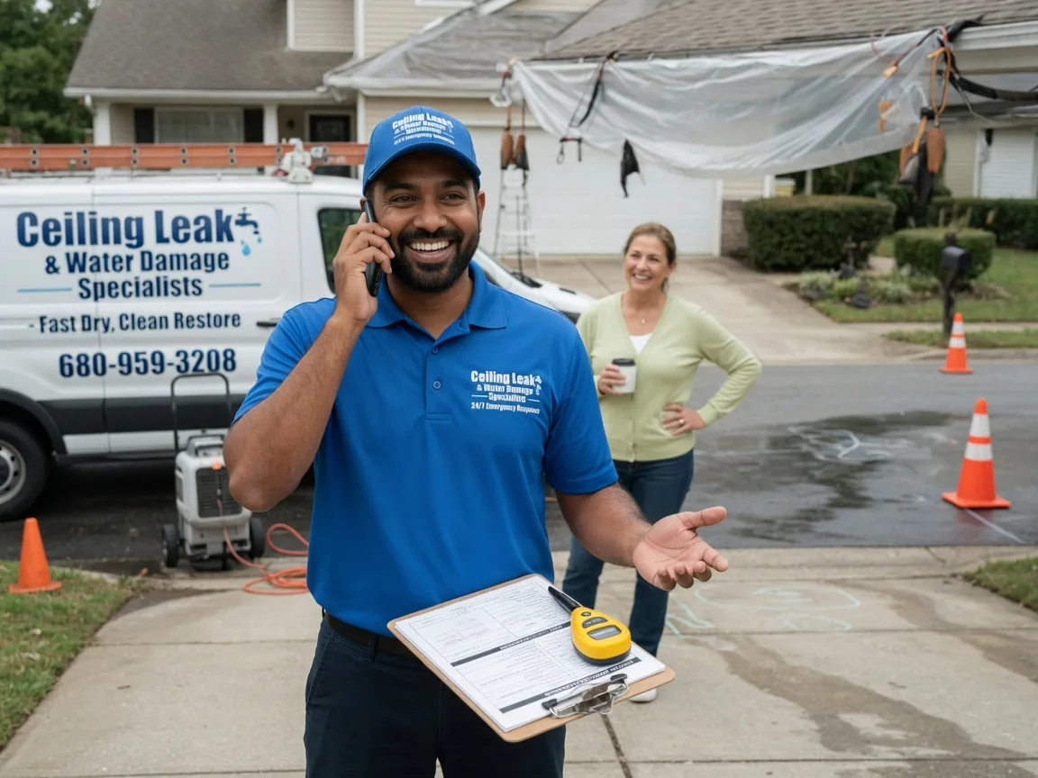 Ceiling Leak Cleanup West Alexandria, OH FAQs